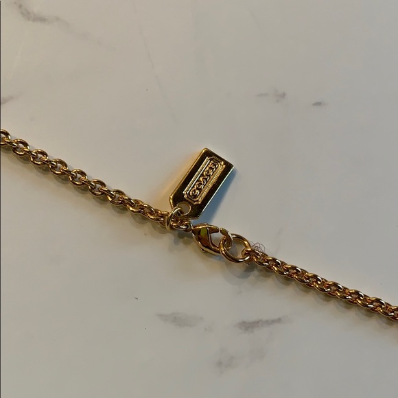 Coach Gold Knot Necklace - Picture 3 of 5